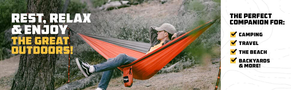 product camping accessories custom logo hiking gear ultralight foldable parachute nylon outdoor portable hitch camping hammock swing-14