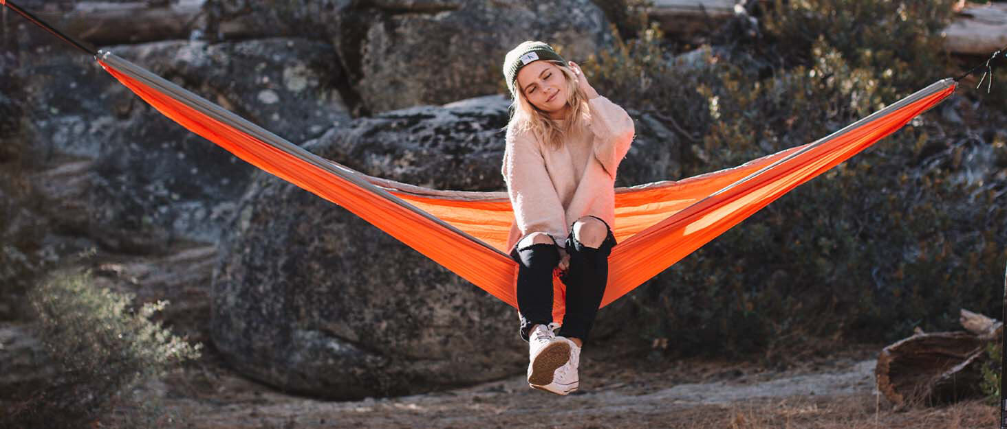 product camping accessories custom logo hiking gear ultralight foldable parachute nylon outdoor portable hitch camping hammock swing-3