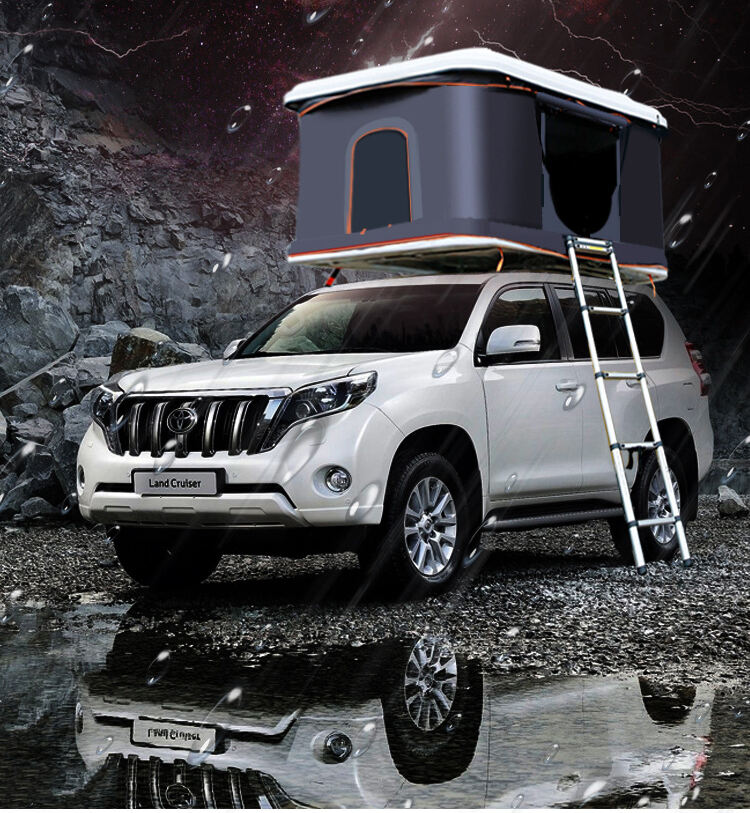 Wholesale Sansu Camping Outdoor Automatic Hard Shell Foldable Portable 4 Person Car Roof Top Rooftop Tent details