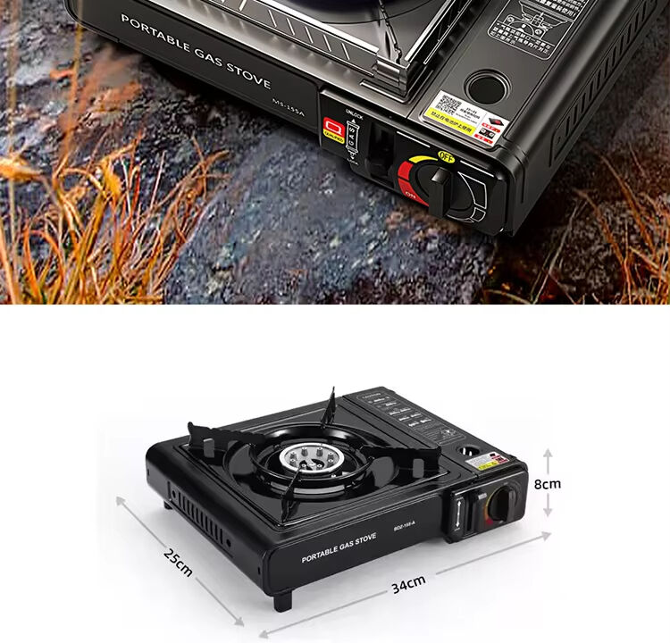 Wholesale Outdoor Stoves Cookers Gas Portable Magnetic Gas Stove Camping Accessories Hot Pot Cassette Stove for Travel Picnic details