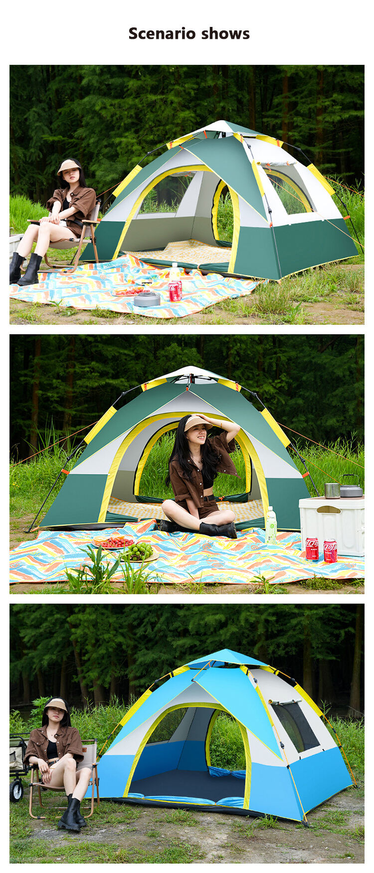Camping Outdoor Waterproof LOW MOQ Suppliers Tents Camping Outdoor Fast Delivery Outdoor Tents factory