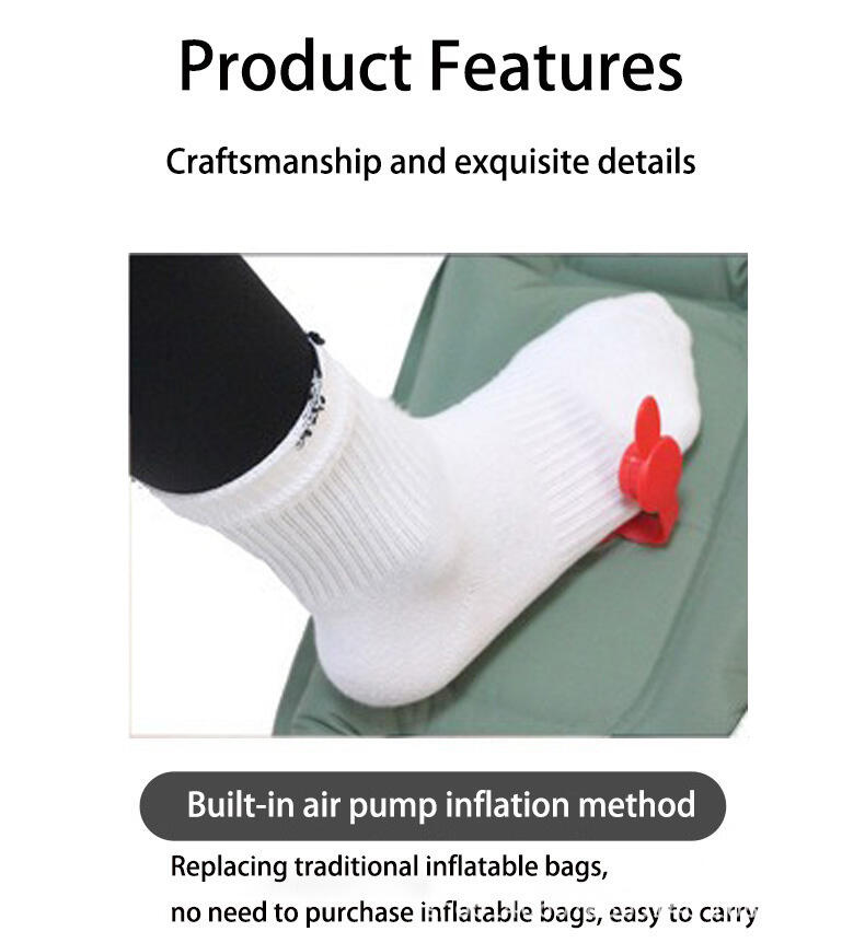 Ultra-Light Compact TPU Inflatable Camping Sleeping Pad with Built-in Foot Pump Modern Design Outdoor Air Mattress factory