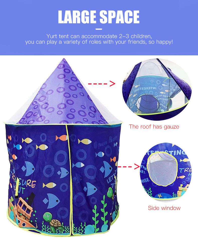 New Design Indoor Outdoor Fun Interaction Kids Tunnel Tent Crawl Pop up Children's Tent 3x1t Kids Room Tent manufacture