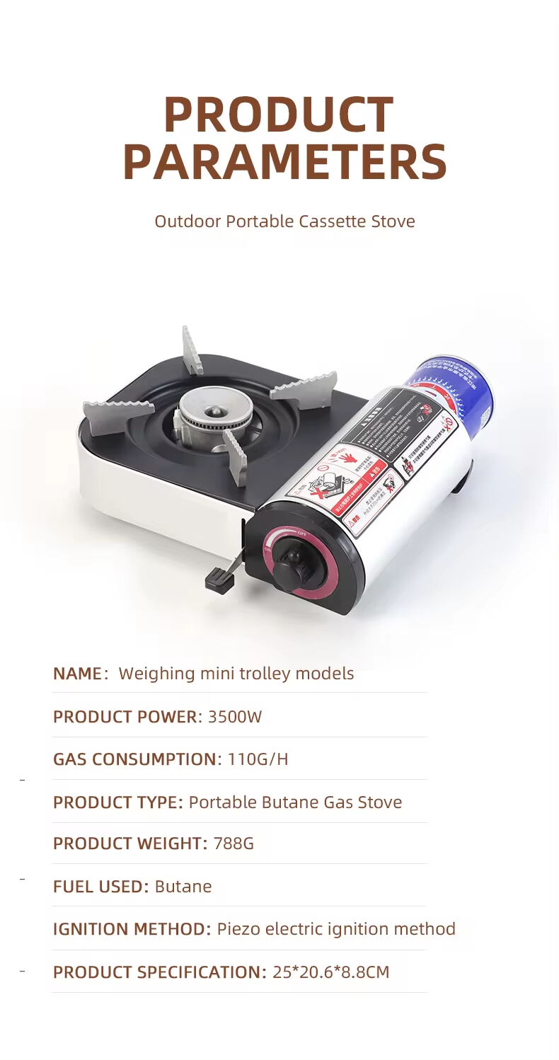 High Quality Camping Accessories BBQ Hiking MINI Tourist Burner Cooker Portable Stove Folding Portable Camping Gas Stove supplier