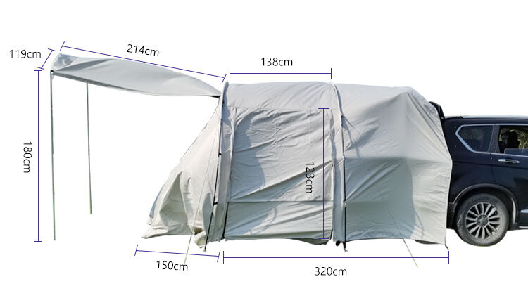 product hot sell high quality home portable glamping waterproof truck outdoor car rear suv camping tent awning-2