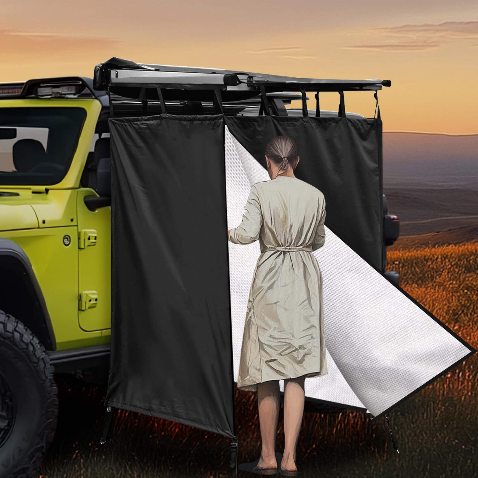 product waterproof oxford tear resistant 2 person all season shower tent privacy shelves toilet tent for outdoor camping-4