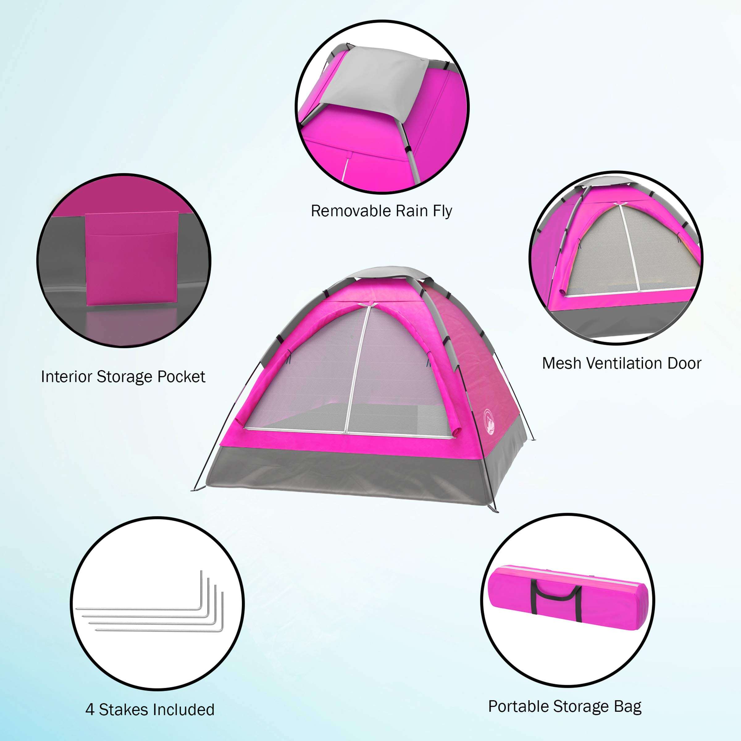 2-Person Lightweight Dome Tent for Camping Hiking Backpacking Beach Camping-Family Outdoor Tent supplier