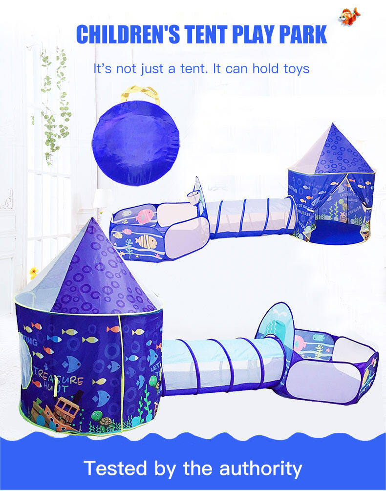 New Design Indoor Outdoor Fun Interaction Kids Tunnel Tent Crawl Pop up Children's Tent 3x1t Kids Room Tent manufacture
