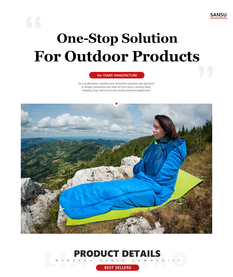 Customize Waterproof USB Electric Graphene Heating Sleeping Bag Outdoor Camping Washable Warm for Winter Carry Bag Easier SANSU details
