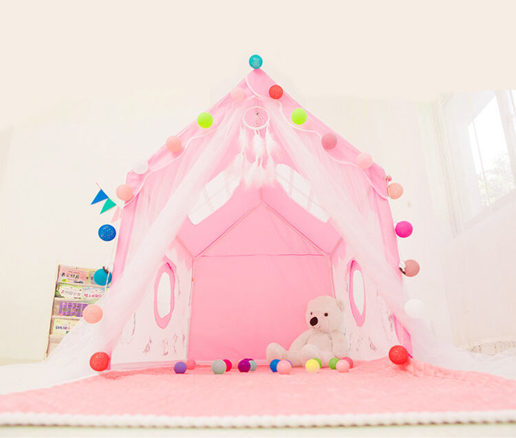 Top Selling Children Playhouse Indoor Castle Princess Cartoon for Kid Play Tent Toyhouse Foldable Portable supplier