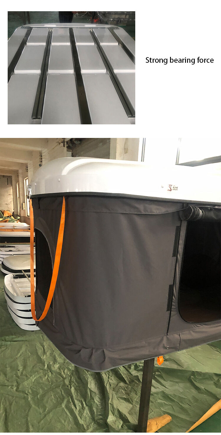 Tente De Toit Outdoor Camping Folding Roof Top Tent Box Hard Shell 4 Person Pickup Truck Suv Car Rooftop Tents for Sale manufacture
