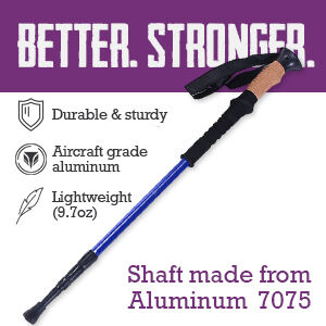 product backpacking gear cork grip duralumin 7075 trekking pole tent aluminum collapsible tracking walking hiking sticks trekking poles-7