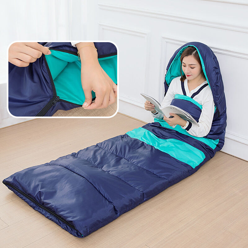 Customize Waterproof USB Electric Graphene Heating Sleeping Bag Outdoor Camping Washable Warm for Winter Carry Bag Easier SANSU details