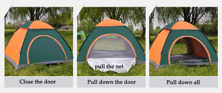 Automatic Waterproof Tent 3-4 Person Camping Tent for Sale Beach Outdoor details