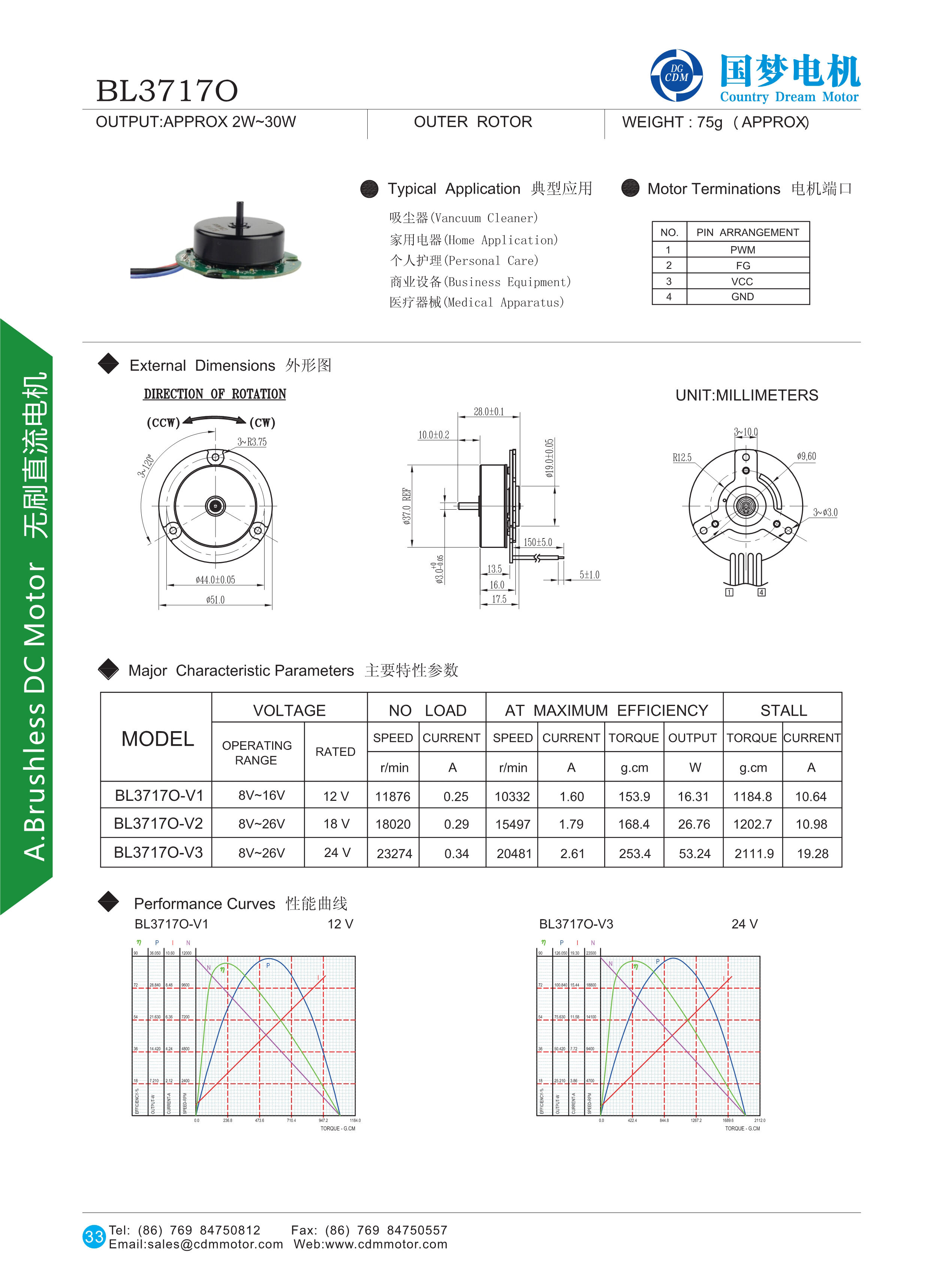 Brushless Dc Motor for Window Cleaning Robot factory