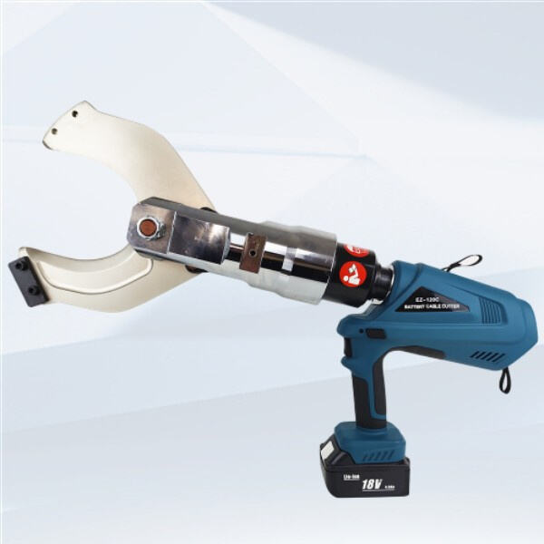 Memotong kabel yang tebal menjadi mudah dengan teknologi hidrolik