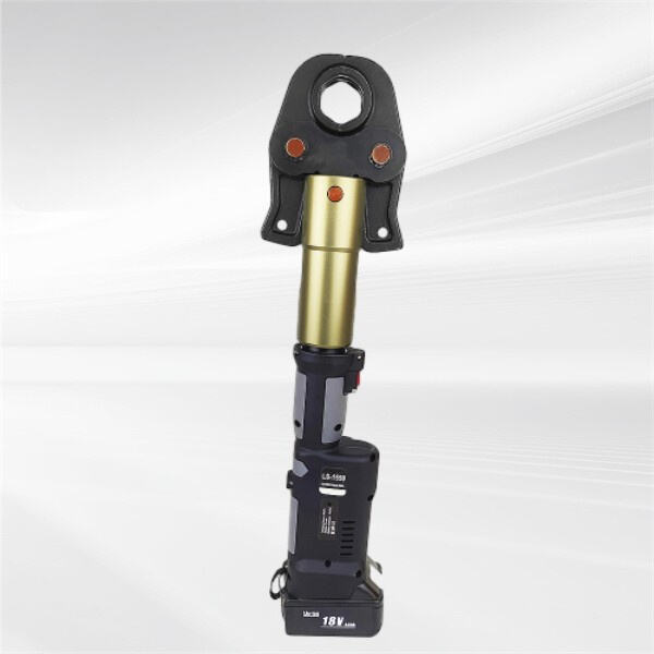 Experience the convenience of a portable hydraulic battery crimping tool