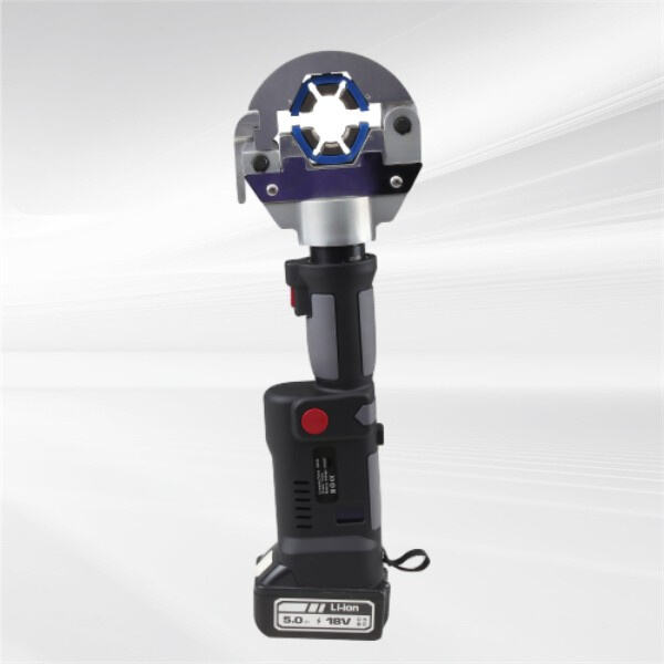 バッテリーケーブル圧着機