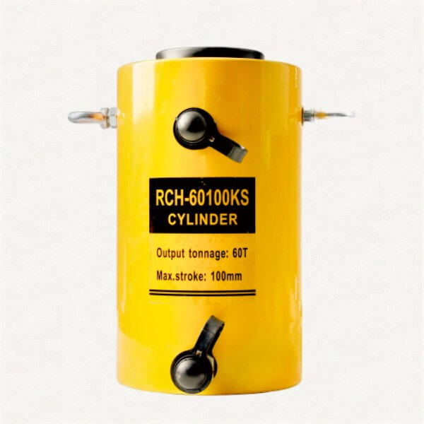 How to safely operate a hydraulic jack hollow.