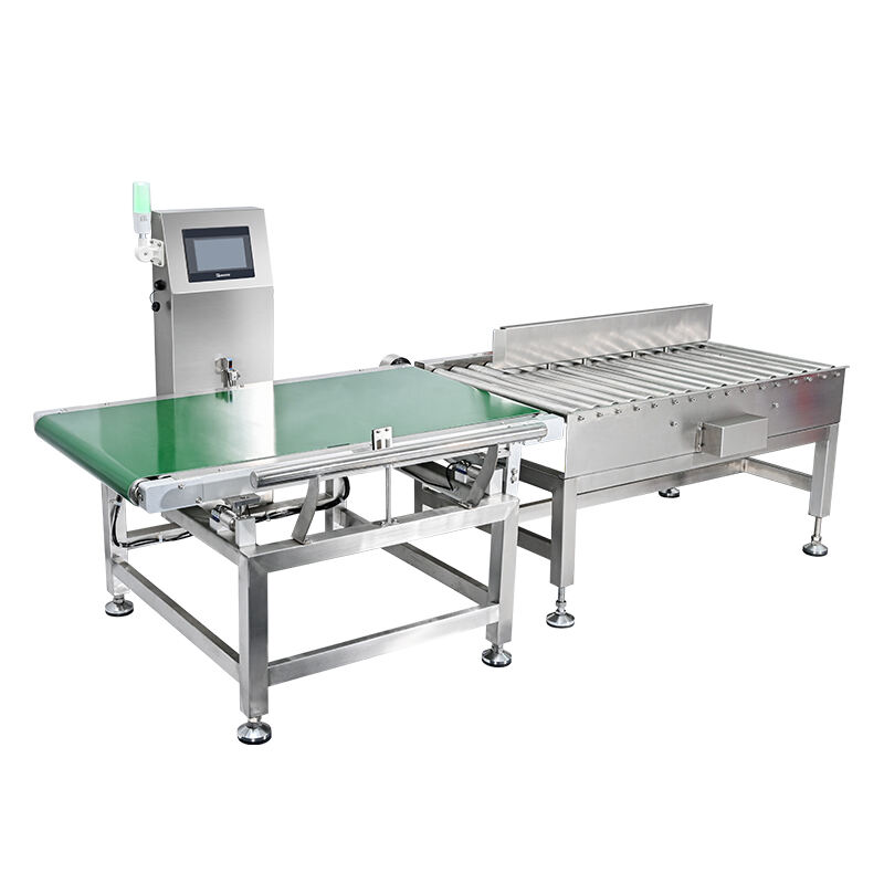 Conveyor belt check weight machine for large package products manufacturer