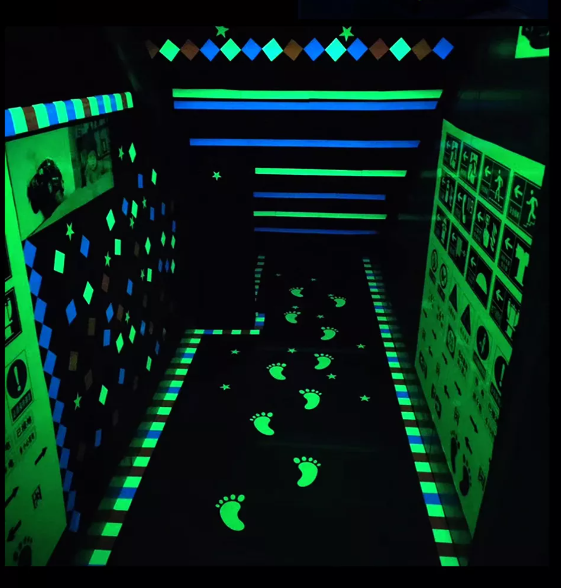 product luminescent film self adhesive glow in the dark luminous paper photoluminescent vinyl sticker for decoration-3