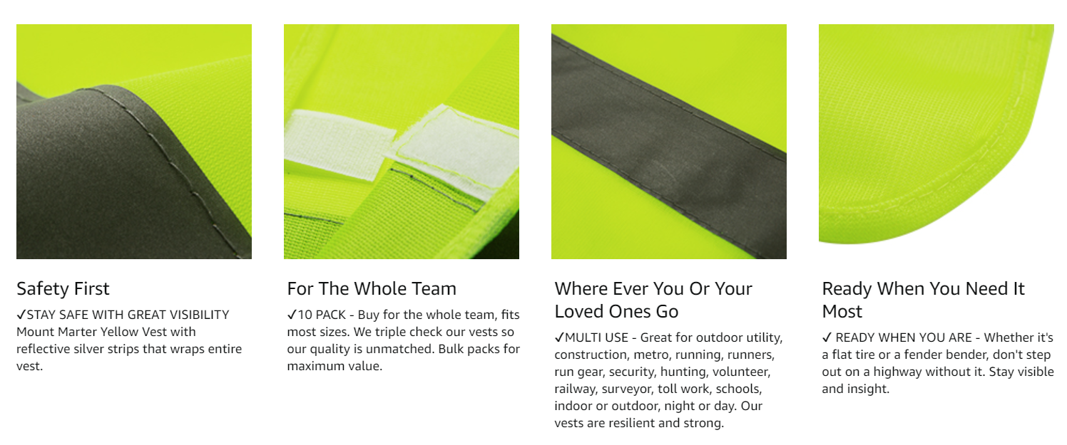 product wholesale custom logo mesh reflective security running vest reflective zipper safety jacket clothing for construction-2