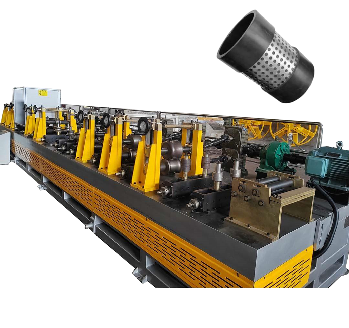 Perforated Steel Belt Plastic Composite Pipe Production Line