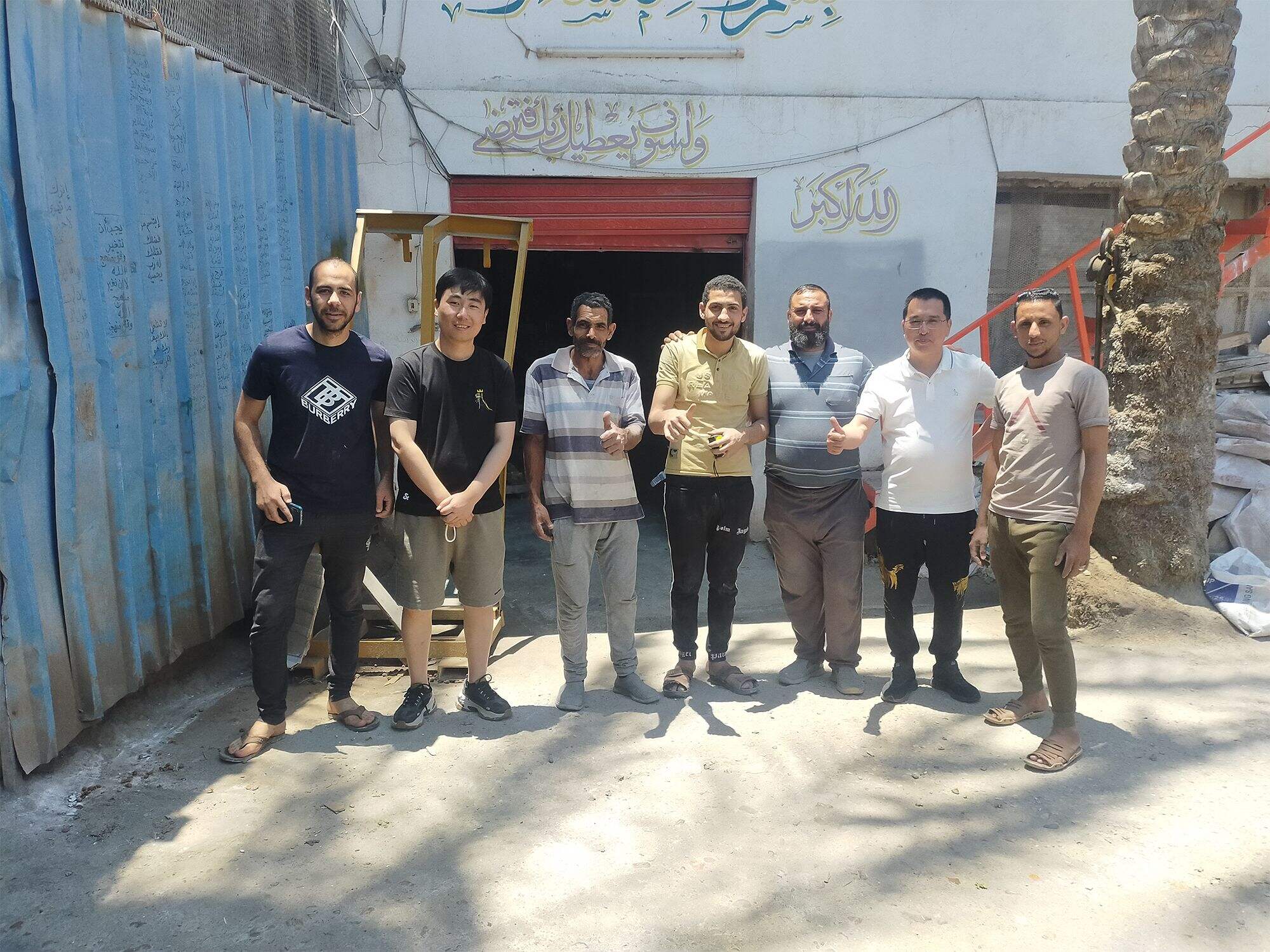 Fosita Boss Mr.Q and sales manager Mr.Tom went to Egypt to meet our old customers.