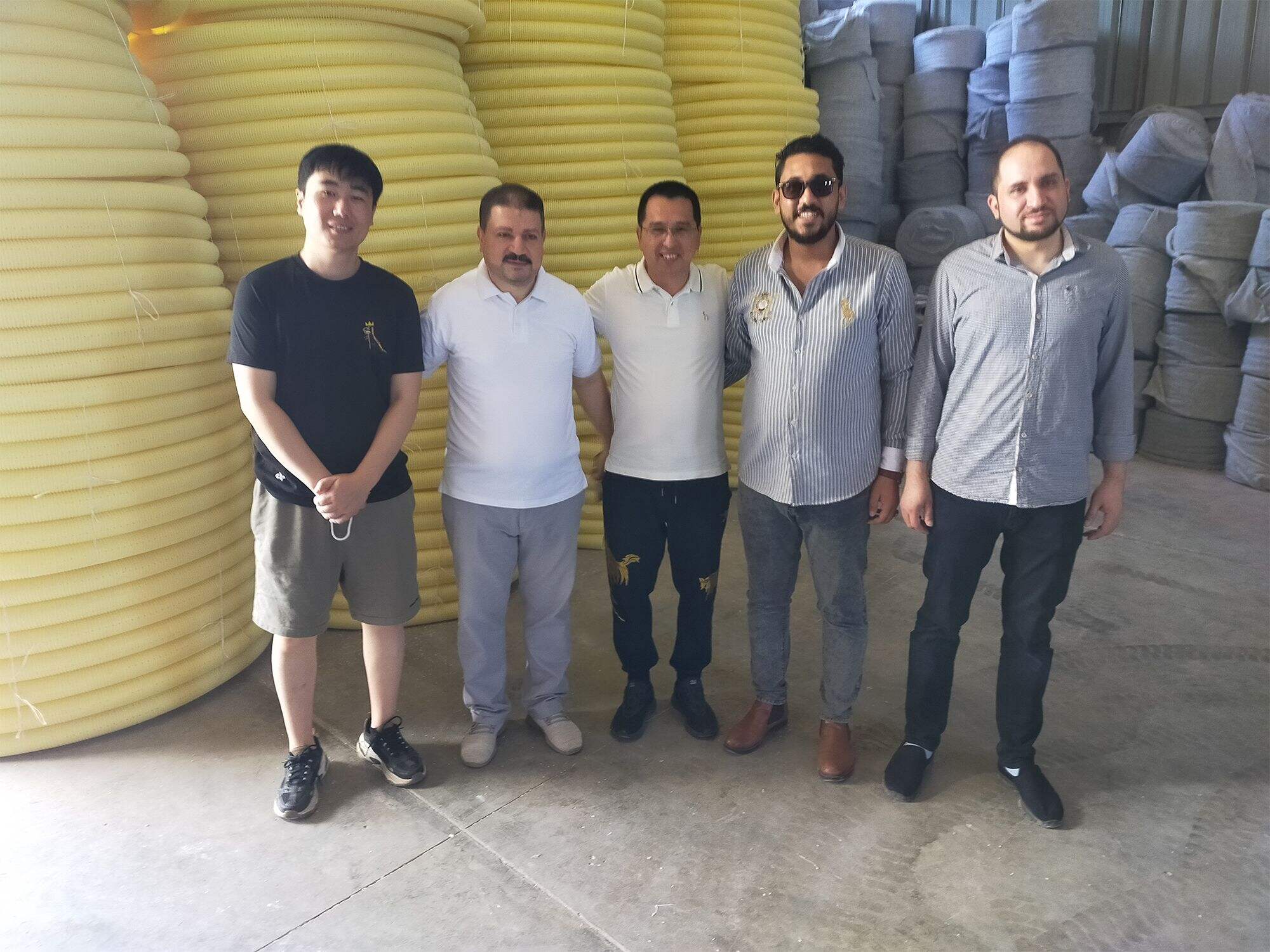 Fosita Boss Mr.Q and sales manager Mr.Tom went to Egypt to meet our old customers.