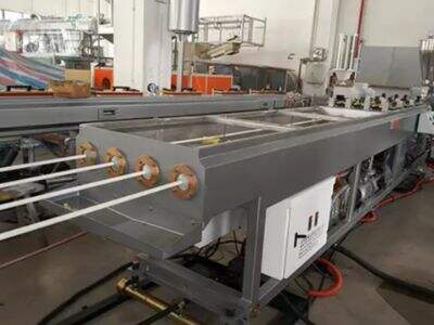 Which machine is used for making PVC pipe?