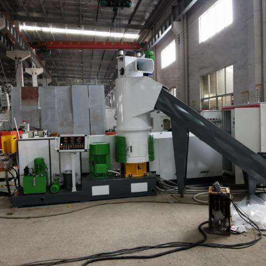 150-500kg/h Plastic PP/PE Film Recycling and Granulating Water-ring Pelletizing Machine Line