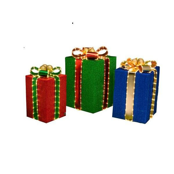 Experience the magic of flickering candle Christmas tree lights.