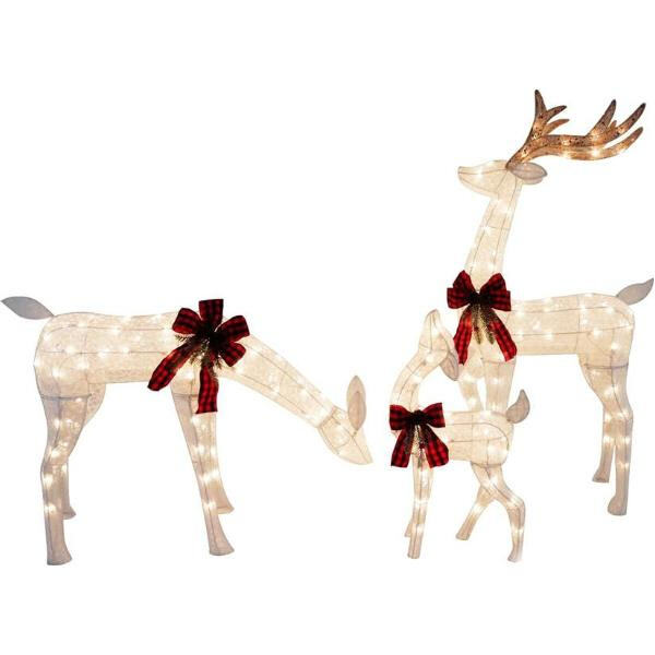 Create a winter wonderland in your yard with our exquisite selection of deer decorations