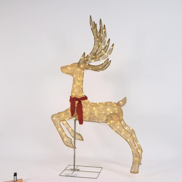 Elevate your Store's Festive Atmosphere with LED Light Reindeer Designs