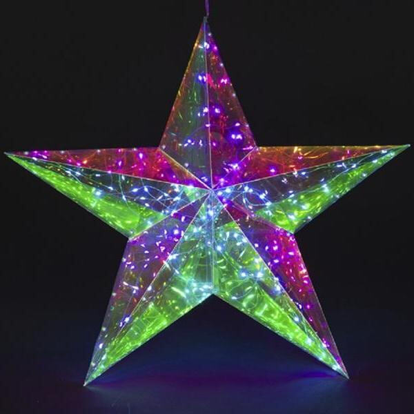 Brighten up your windows with stunning Christmas star light decorations