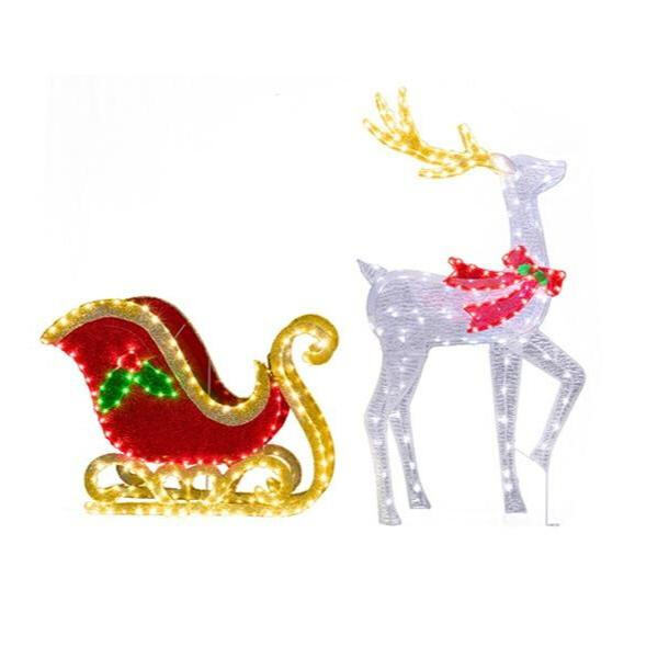 Impress your customers with wholesale LED Christmas reindeer decorations at competitive prices.