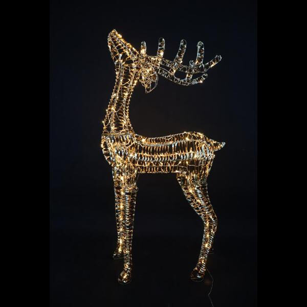 Stand out from the crowd with our eye-catching and energy-efficient outdoor reindeer