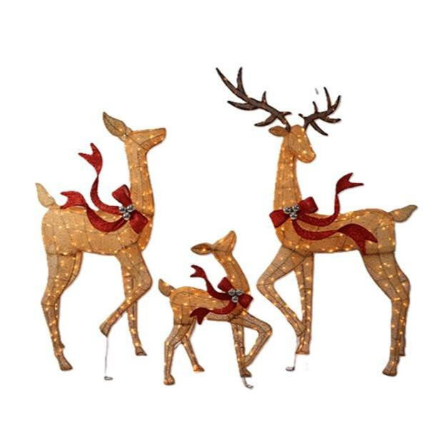 Elevate your holiday decor with our unique and eye-catching deer figures