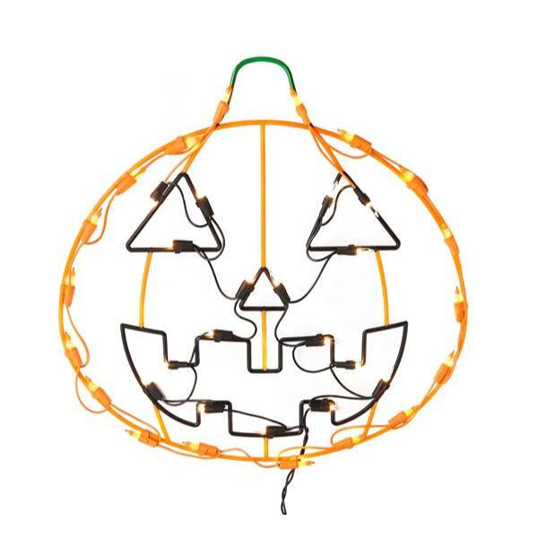 Add a spooky touch to your home with our lighted pumpkins