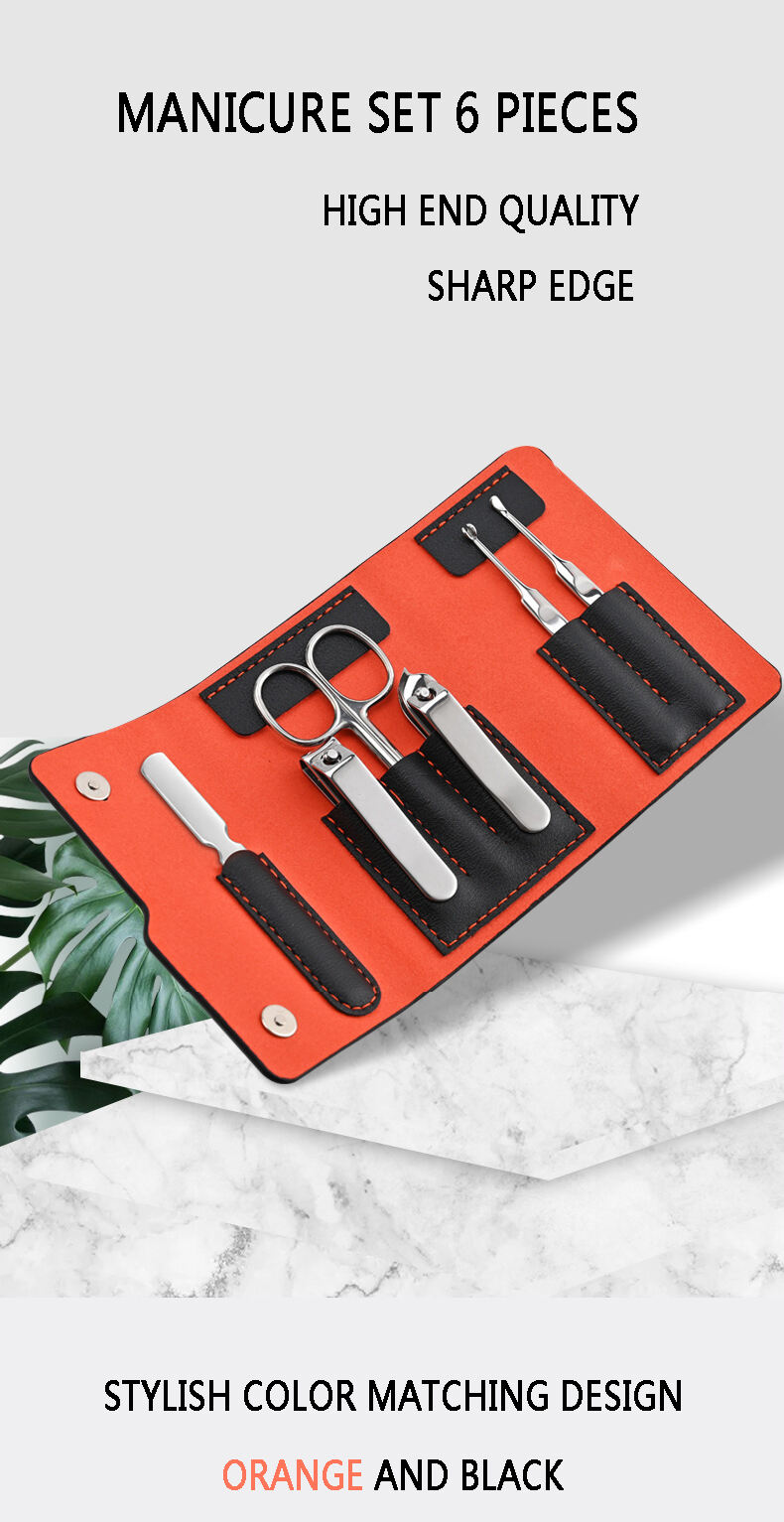Factory Direct Sales Popular Beauty Set Professional Pedicure Kit 6 Piece Manicure Set supplier