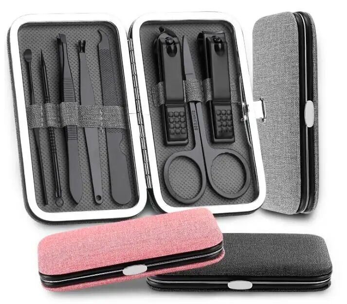 Factory Direct Sales Portable Manicure Set Gift Pedicure Tools 8 Pcs Manicure Set details