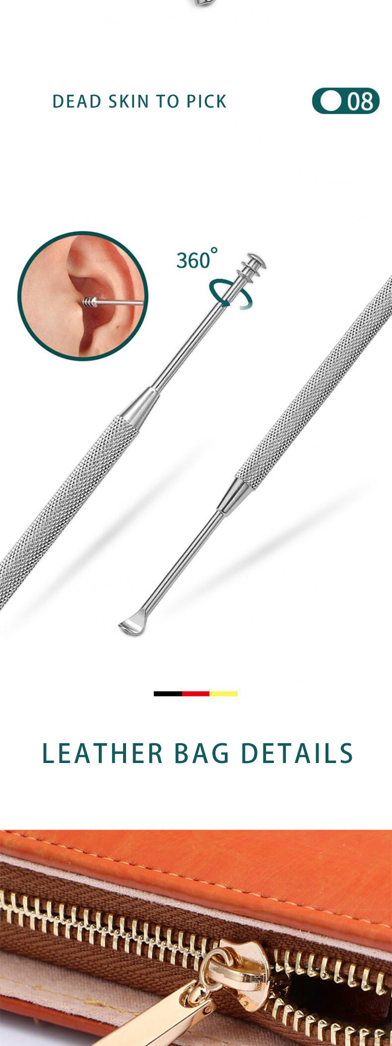 Popular Custom Nail Care Tool Original Factory Manicure & Pedicure Set manufacture