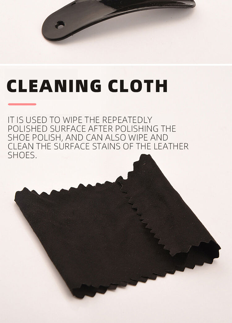 Best Quality Black Manufacture Travel Leather Shoe Shine Kit with Factory Price factory