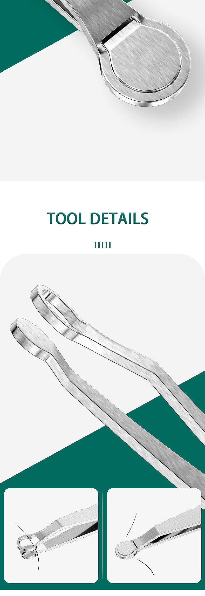 New Original Nose Hair Scissors Beauty Tool Manual Nose Hair Trimmer details