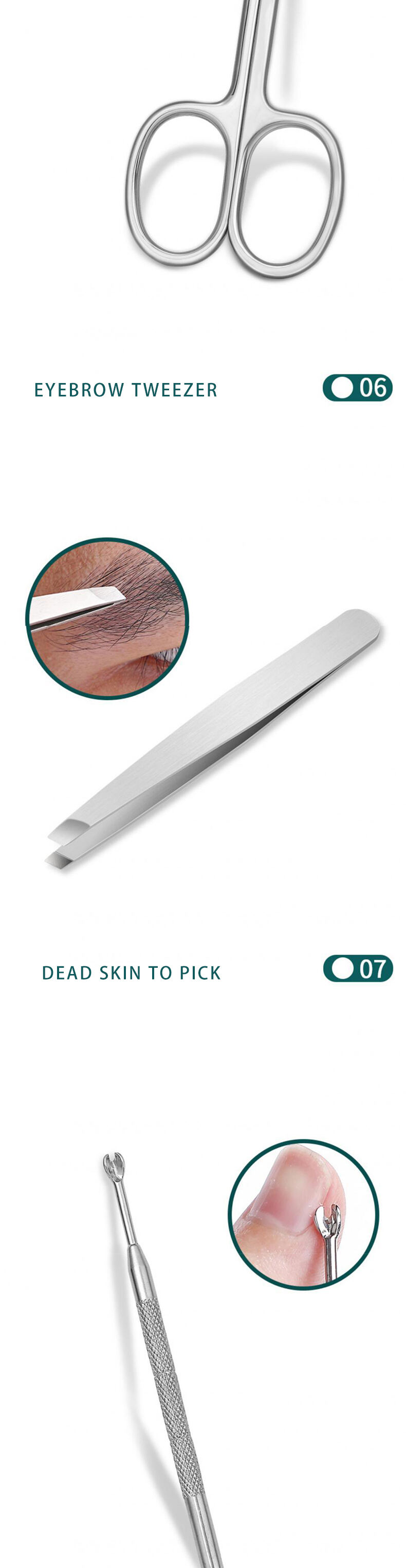 Popular Custom Nail Care Tool Original Factory Manicure & Pedicure Set manufacture