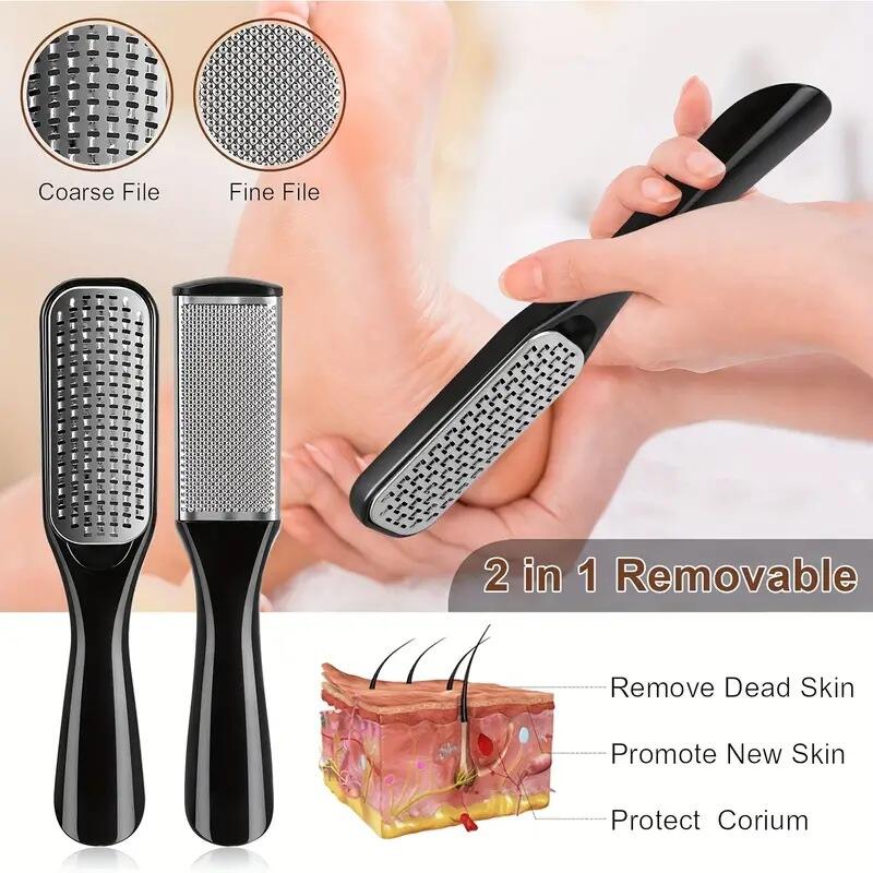 Factory Direct 23 Pcs Black Set Foot File Callus Remover Pedicure Tool Foot File supplier