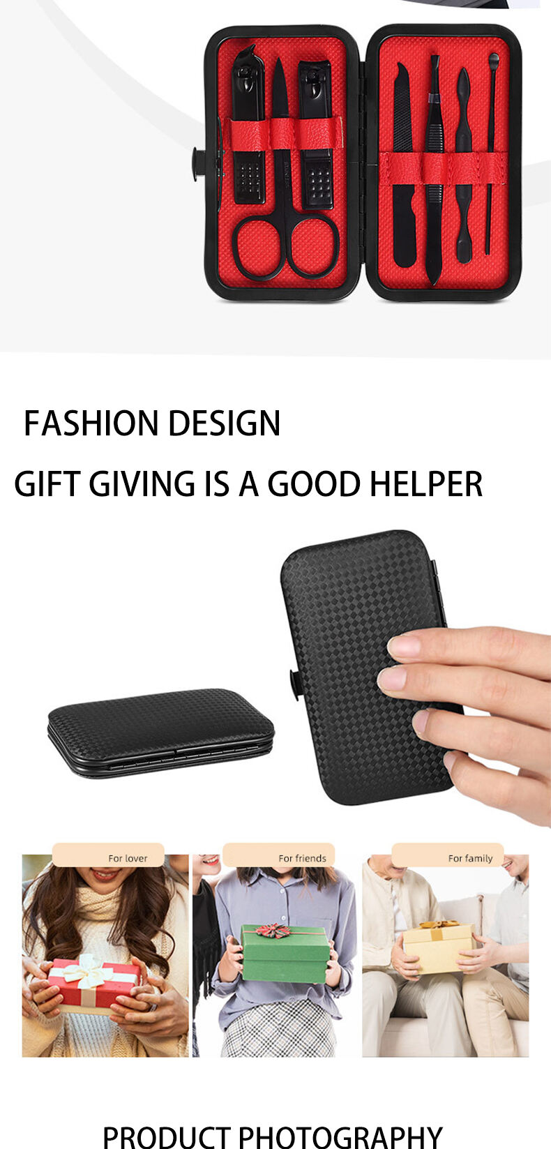 Factory Made Nail Clippers Kit Nail Care Tools Personal Care Luxury Nail Clipper Kit details