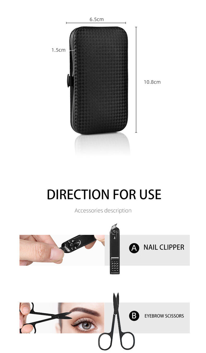 Factory Made Nail Clippers Kit Nail Care Tools Personal Care Luxury Nail Clipper Kit factory