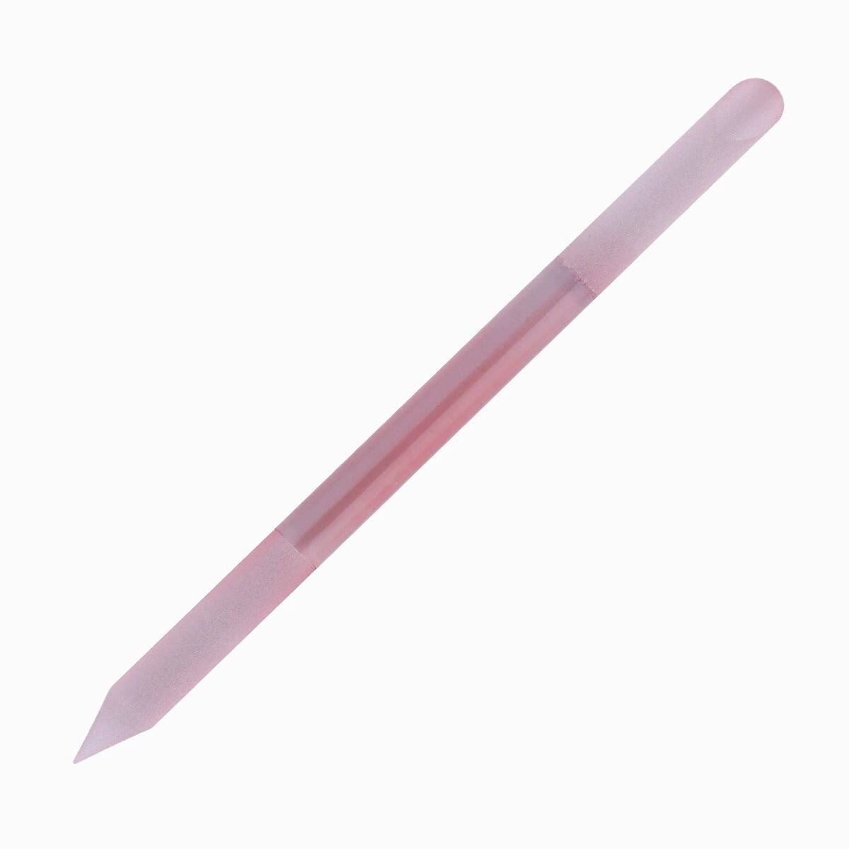 Hot Sale Glass Nail File with swarovski Crystals Fullsize Custom Glass Nail File Leather case manufacture