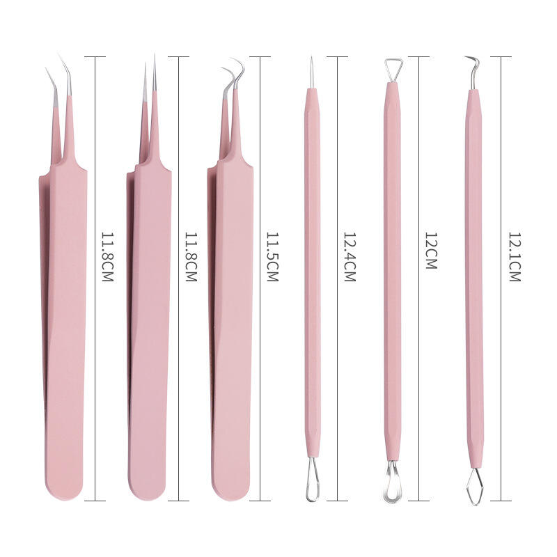 Original Factory Stainless Steel Blackhead Pin Pimple Remover Tool Kit Beauty Tool factory